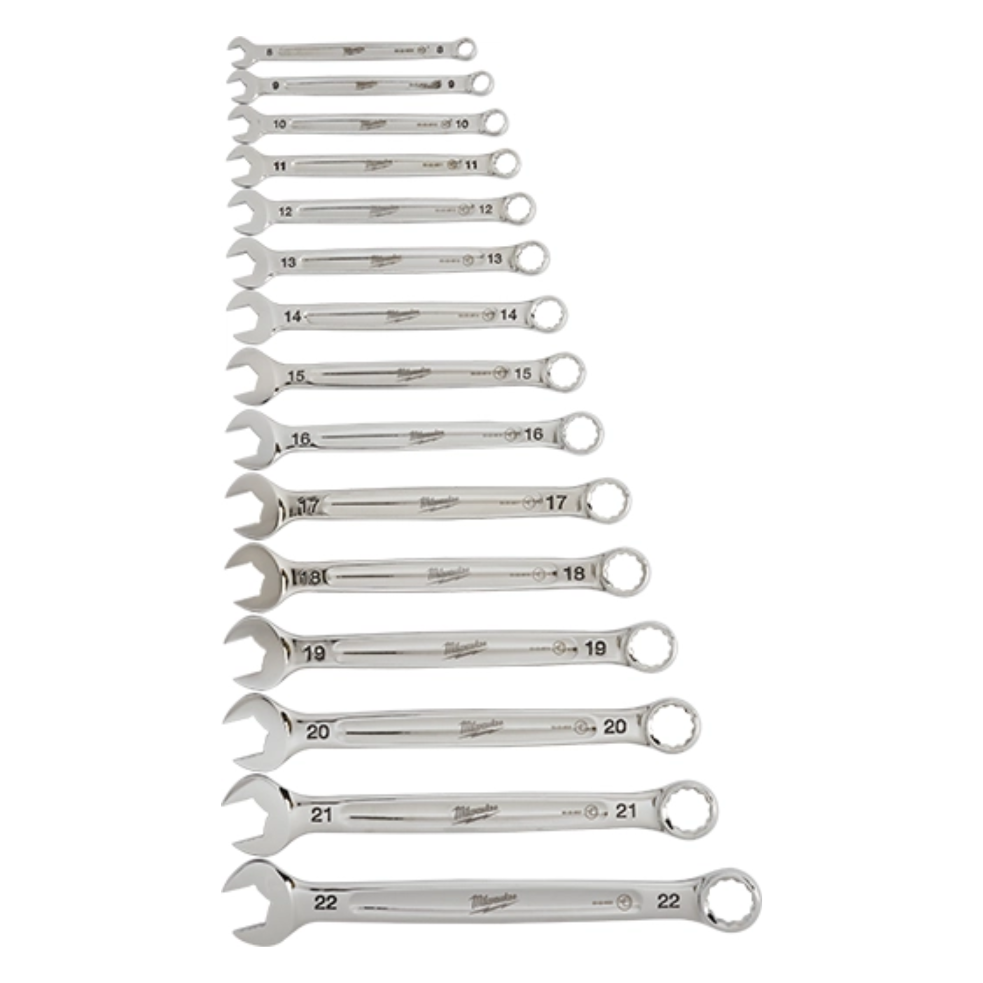 Milwaukee 15pc Combination Wrench Set - Metric from GME Supply